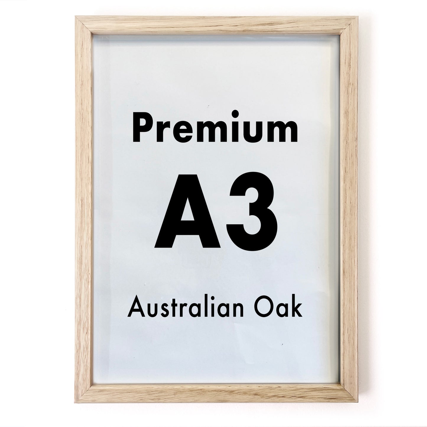 Premium A3 Australian Oak Frame and Print