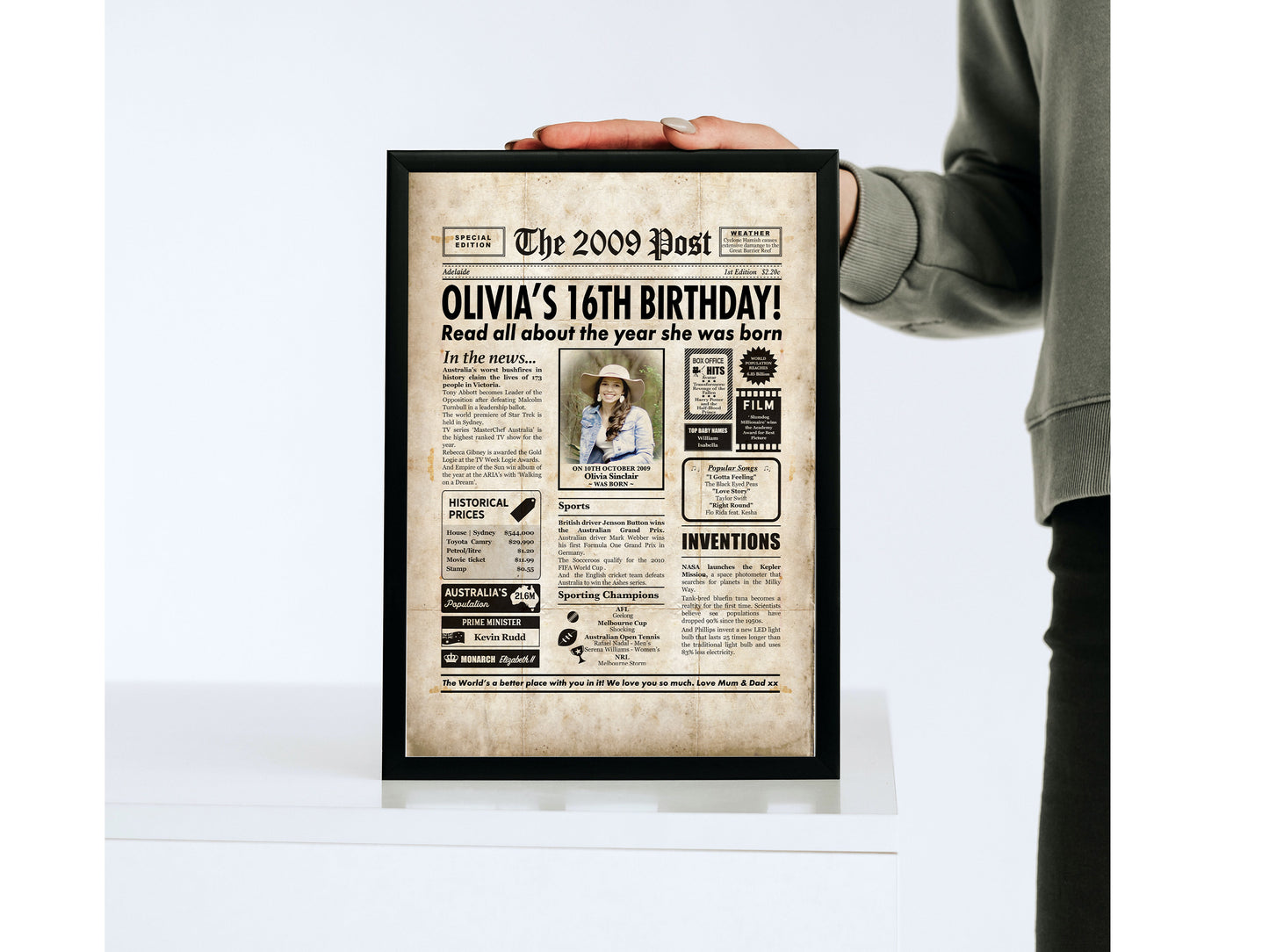 16th Birthday Digital Newspaper