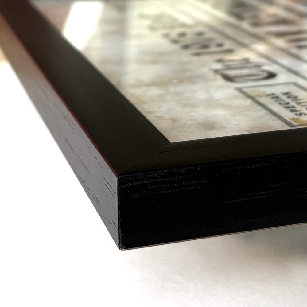 Premium Black A3 Australian Oak Frame and Print