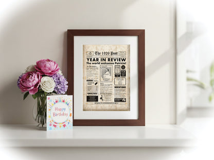 100th Birthday Digital Newspaper