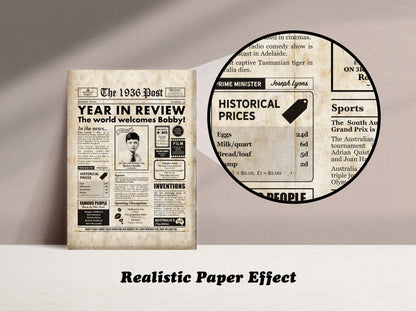 90th Birthday Digital Newspaper