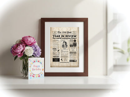 80th Birthday Digital Newspaper