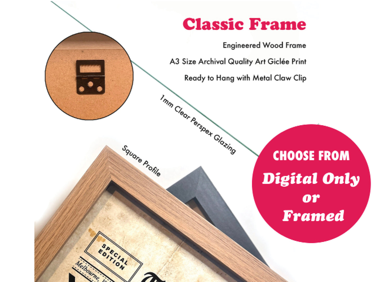 70th Birthday Newspaper Framed Print