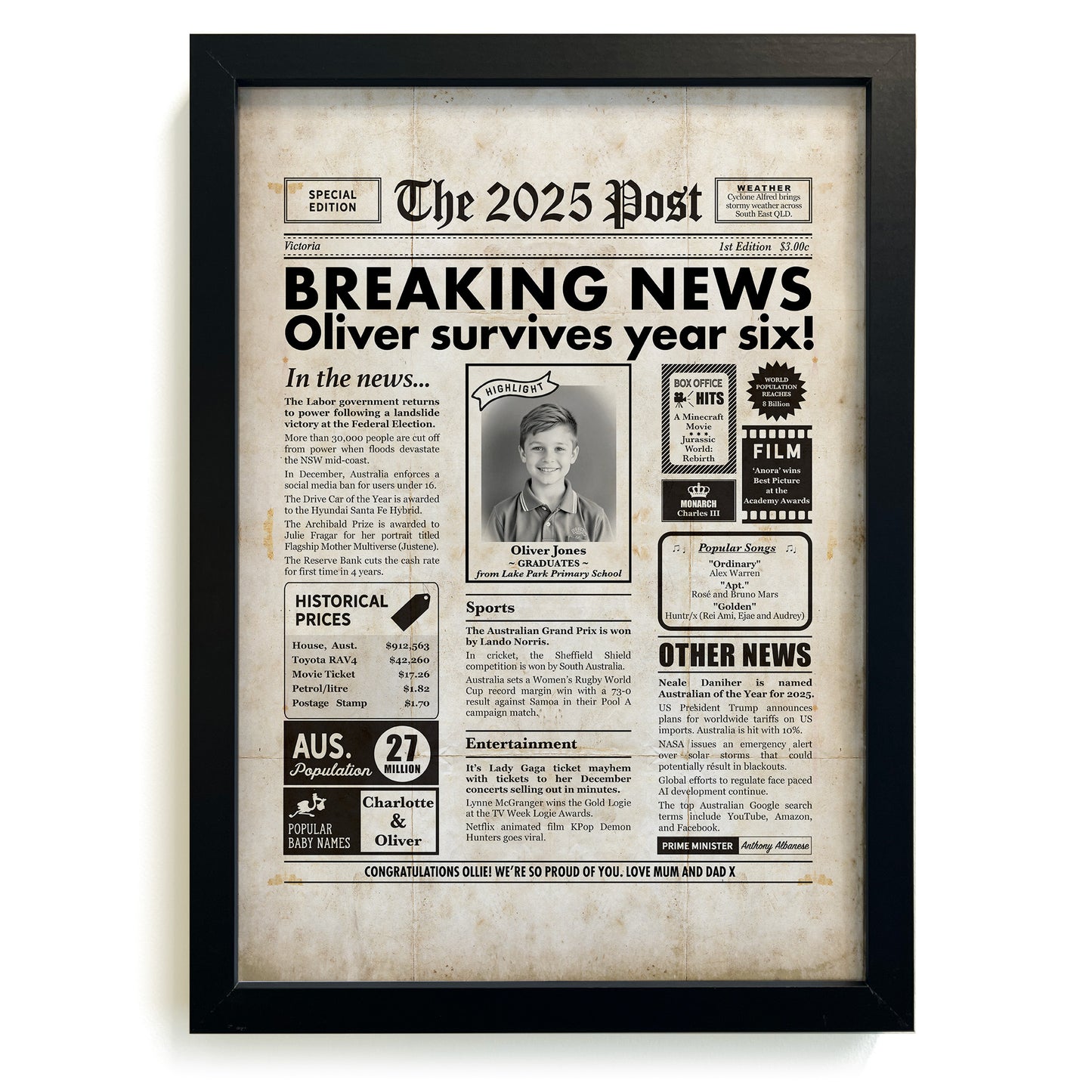 Graduation Framed Print