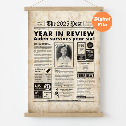 Graduation Gift - Class of 2025 Newspaper