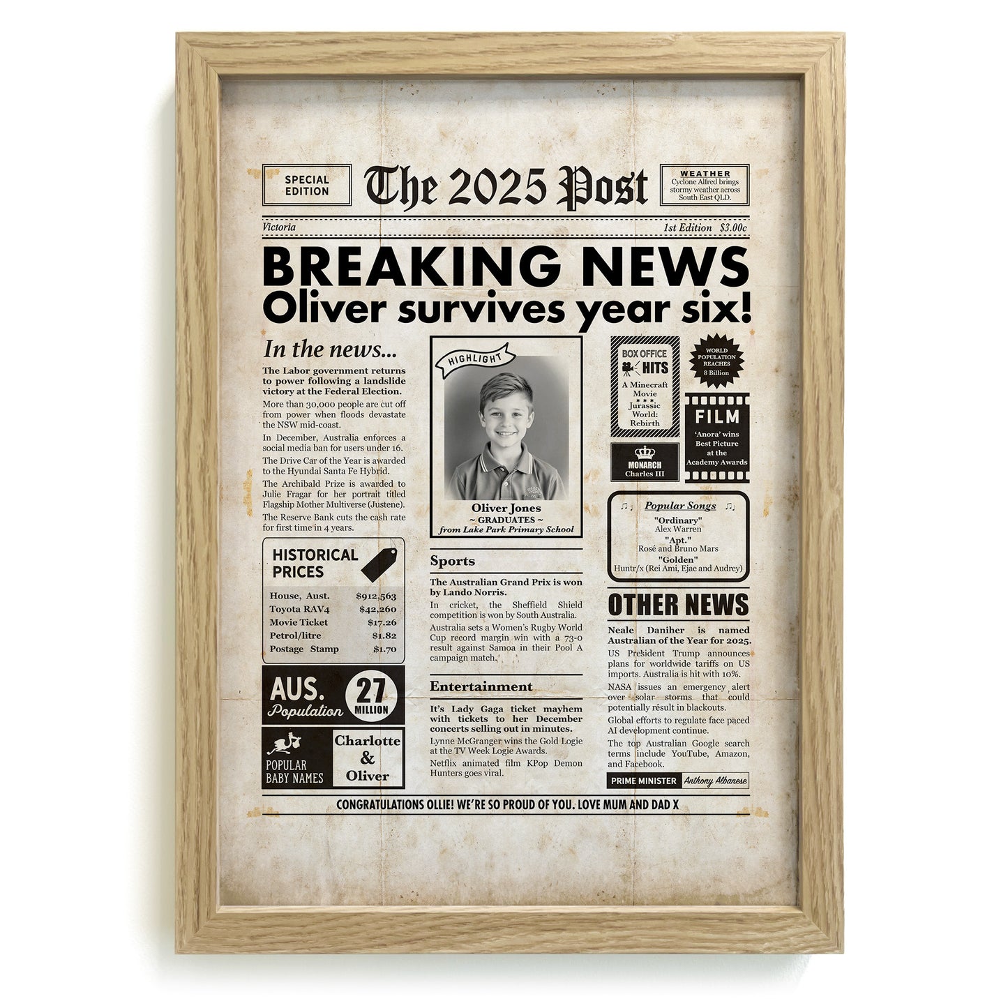 Graduation Framed Print